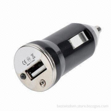 USB Mobile Phone Charger with 5V DC Output Voltage and 300 to 800mA Charging Rate